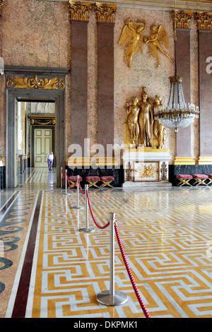 Kaisersaal, königlichen Palast von Caserta, Kampanien, Italien Stockfoto