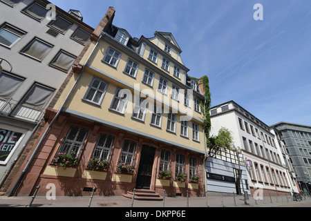 Goethehaus, Grosser Hirschgraben, Frankfurt am Main, Hessen, Deutschland / große Stockfoto