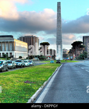 Piazza Guglielmo Marconi, Euro, Rom, Italien Stockfoto