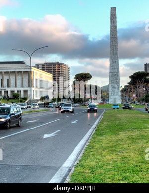 Piazza Guglielmo Marconi, Euro, Rom, Italien Stockfoto