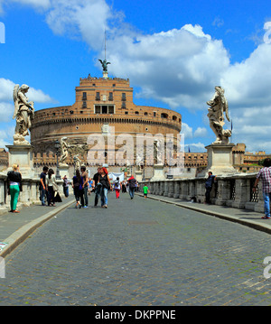 Ponte Sant (Aelian Brücke, Pons Aelius), Rom, Italien Stockfoto