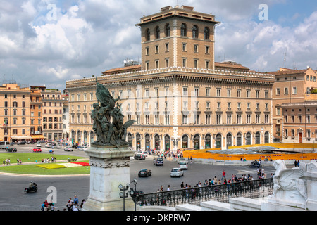 Assicurazioni Generali-Palast, Piazza Venezia, Rom, Italien Stockfoto