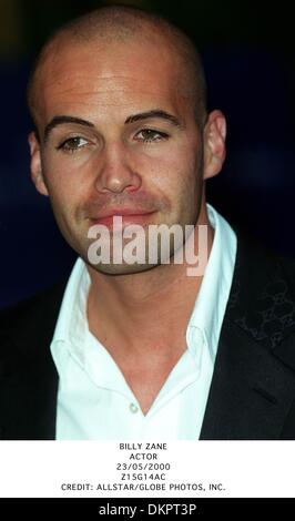 23. Mai 2000 - BILLY ZANE. ACTOR.23/05/2000.Z15G14AC. CREDIT: (Kredit-Bild: © Globe Photos/ZUMAPRESS.com) Stockfoto