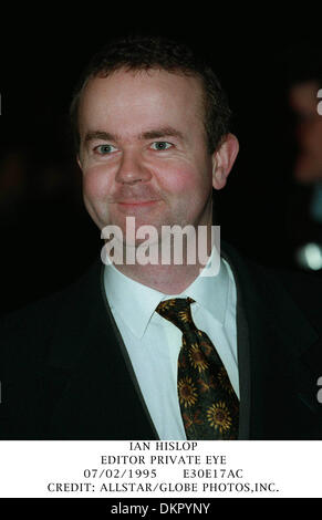 IAN HISLOP. EDITOR-PRIVATE EYE.07/02/1995.E30E17AC. Stockfoto