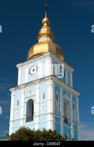 Glocke Klosterkirche der Turm von St. Michael in Kiew, die Hauptstadt der Ukraine. Stockfoto