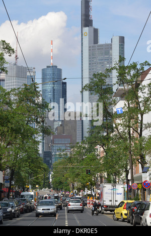 Schweizer Straße, Sachsenhausen, Frankfurt am Main, Hessen, Deutschland Stockfoto