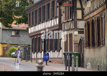 Altes Bornheimer Rathaus, Berger Straße, Bornheim Frankfurt am Main, Hessen, Deutschland Stockfoto