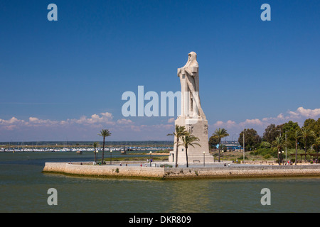 Spanien Europa Andalusien Region Huelva Stadt Columbus Monument Huelva La Rabida Amerika große Columbus Entdeckung Geschichte Kloster Stockfoto