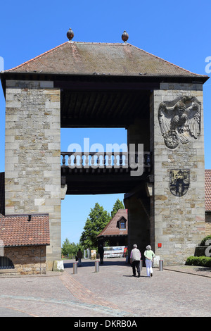 Deutsches Weintor Schweigen-Rechtenbach deutschen Wein Tor Stockfoto