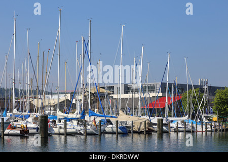 Hafen von Konstanz am Bodensee Stockfoto