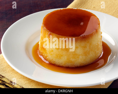 Kubanische Kokos Pudding dessert Stockfoto