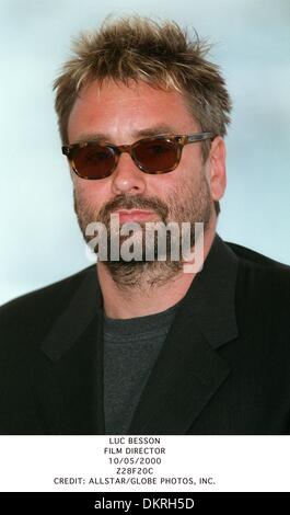 10. Mai 2000 - LUC BESSON. FILM DIRECTOR.10/05/2000.Z28F20C. CREDIT: (Kredit-Bild: © Globe Photos/ZUMAPRESS.com) Stockfoto