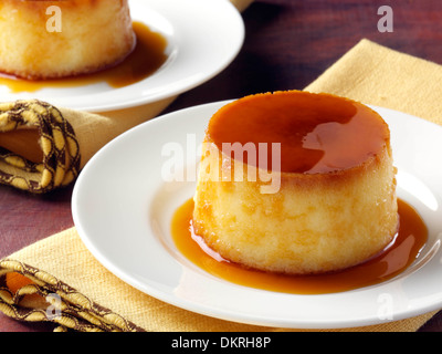 Kubanische Kokos Pudding dessert Stockfoto