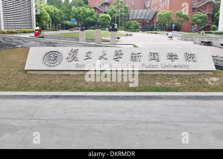 Fuxuan Hotel, Schule von Journalismus, Fudan Universität, Shanghai, China Stockfoto