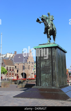 Höhle Haag Binnenhof Koning Willem II Tilburg König Denkmal Stockfoto