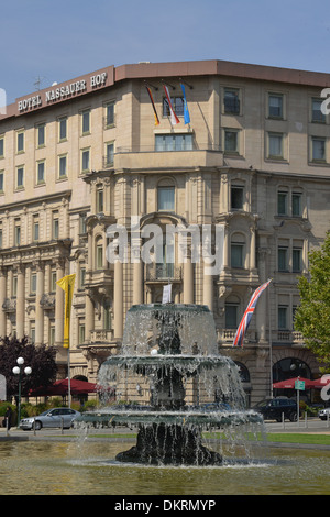 Hotel Nassauer Hof, Kurhausplatz, Wiesbaden, Hessen, Deutschland Stockfoto