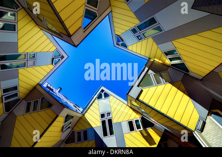 Cube-Haus vom Architekten Piet Blom, Rotterdam, Niederlande Stockfoto