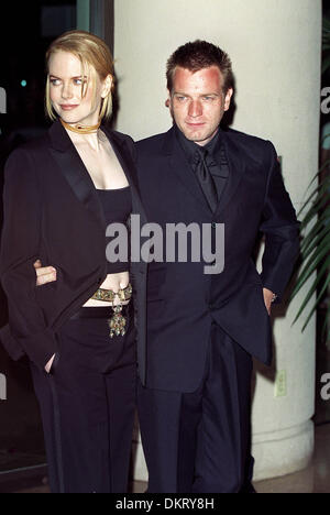 EWAN MCGREGOR & NICOLE KIDMAN. AKTEURE. HOLLYWOOD, LOS ANGELES, USA.06/08/2001.BL53A3C. Stockfoto