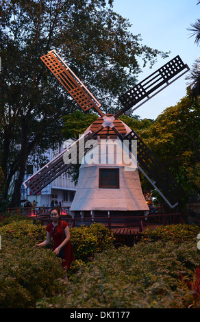 Hollaendische Windmuehle, Melaka, Malaysia / Holländische, Windmühle Stockfoto