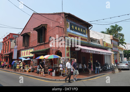 Altbauten, Jonker Street, Melaka, Malaysia Stockfoto