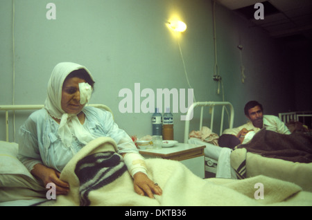 PLO Palästinensische Befreiungsorganisation, Akkon Krankenhaus in der Nähe des Flüchtlingslagers Sabra, Beirut Libanon. 1980 1980er Jahre HOMER SYKES Stockfoto