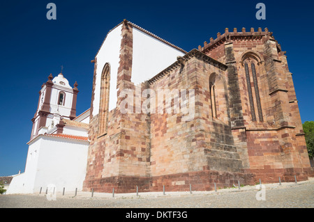 Die Kathedrale von Silves, Algarve, Portugal Stockfoto