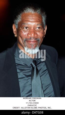 11. Mai 2000 - MORGAN FREEMAN. ACTOR.11/05/2000.Z48A23C. CREDIT: (Kredit-Bild: © Globe Photos/ZUMAPRESS.com) Stockfoto