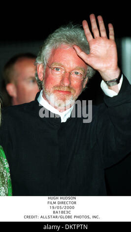 19. Mai 2000 - HUGH HUDSON. FILM DIRECTOR.19/05/2000.BA18E3C. CREDIT: (Kredit-Bild: © Globe Photos/ZUMAPRESS.com) Stockfoto