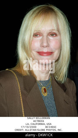 17. Oktober 2000 - LA, Kalifornien, USA - SALLY KELLERMAN. SCHAUSPIELERIN. LA, KALIFORNIEN, USA.17/10/2000.BC54E6C. CREDIT: (Kredit-Bild: © Globe Photos/ZUMAPRESS.com) Stockfoto