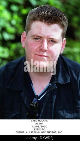 12. Mai 2000 - GREG MCLANE. ACTOR.12/05/2000.Z52D27C. CREDIT: (Kredit-Bild: © Globe Photos/ZUMAPRESS.com) Stockfoto