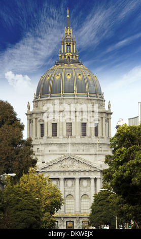 San Francisco City Hall - Büros Regierungsgebäude. San Francisco Architektur, Kalifornien, USA Stockfoto