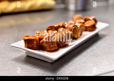 Spanische Chorizo-Wurst Stockfoto