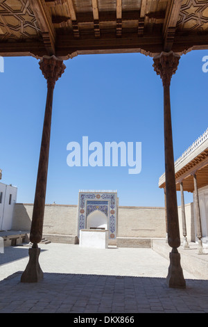 Krönungssaal in der Arche Festung, Registan-Platz, Buchara, Usbekistan Stockfoto
