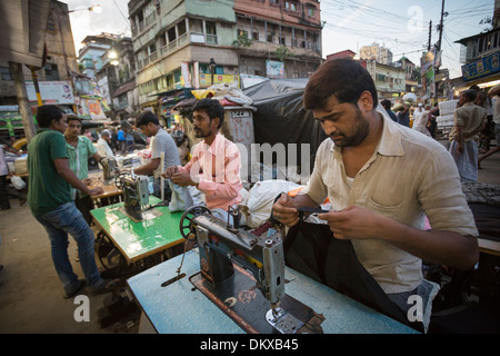 Schneider in Kalkutta (Kolkata), Indien Stockfoto