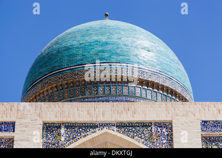 Eine Kuppel aus Mir I Arab Medresse, Poi Kalon, Buchara, Usbekistan Stockfoto