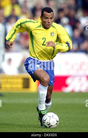 19. April 1942 - WALKERS STADIUM, LEICESTER, ENGLAND - CAFU. Brazilien. BRASILIEN V JAMAIKA. WALKERS STADIUM, LEICESTER, ENGLAND.12/10/2003.DIE18236. K47872. WELT CUP PREWIEW 2006. (Kredit-Bild: © Globe Photos/ZUMAPRESS.com) Stockfoto