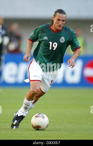 19. April 1942 - Kroatien V Mexiko - GABRIEL CABALLERO. MEXIKO & PACHUCA. NIIGATA STADION GROßE SWAN, NIIG. KROATIEN-V-MEXICO.03/06/2002.DIB5068. K47873. VORSCHAU WM 2006. (Kredit-Bild: © Globe Photos/ZUMAPRESS.com) Stockfoto