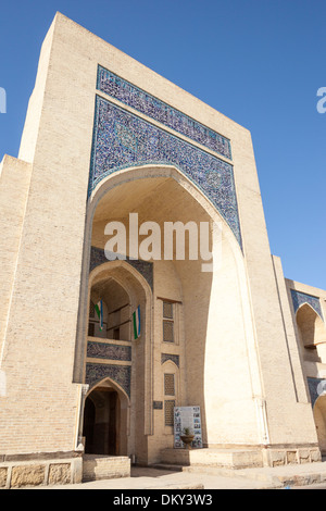 Kukeldash Madrasah, auch bekannt als Kukaldosh Madrasah, Buchara, Usbekistan Stockfoto