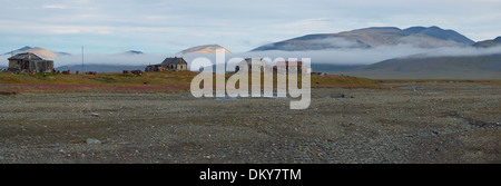 Zweifelhaft, Dorf, Wrangel Island, Chuckchi Meer, russischen Fernen Osten, UNESCO-Weltkulturerbe Stockfoto