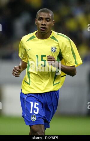 19. April 1942 - Brasilien V Türkei - KLEBERSON. Brazilien. SAITAMA STADIUM, SAITAMA, JAPA. BRASILIEN V TURKEY.26/06/2002.DI3917. K47872. WELT CUP PREWIEW 2006. (Kredit-Bild: © Globe Photos/ZUMAPRESS.com) Stockfoto