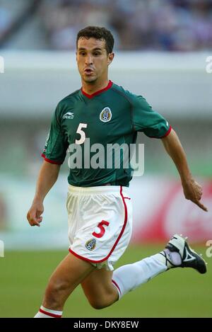 19. April 1942 - Kroatien V Mexiko - MANUEL VIDRIO. Mexiko. NIIGATA STADION GROßE SWAN, NIIG. KROATIEN-V-MEXICO.03/06/2002.DIB5075. K47873. VORSCHAU WM 2006. (Kredit-Bild: © Globe Photos/ZUMAPRESS.com) Stockfoto