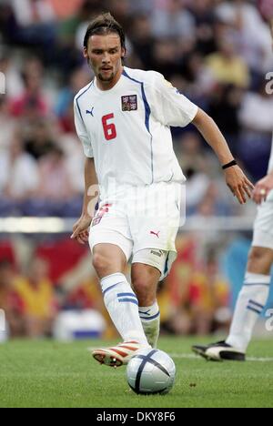 MAREK JANKULOVSKI. TSCHECHISCHE REPUBLIK & UDINESE. CZECH REP V DÄNEMARK. DRAGAO STADION, PORTO, PORTUGAL.27/06/2004.DIG25479. K47872. WELT CUP PREWIEW 2006 Stockfoto