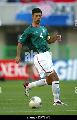 19. April 1942 - Kroatien V Mexiko - RAFAEL MARQUEZ. Mexiko. NIIGATA STADION GROßE SWAN, NIIG. KROATIEN-V-MEXICO.03/06/2002.DIB5064. K47873. VORSCHAU WM 2006. (Kredit-Bild: © Globe Photos/ZUMAPRESS.com) Stockfoto