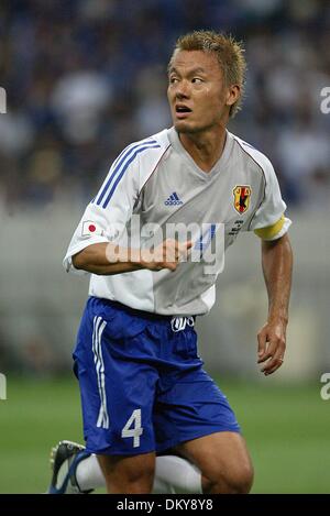 19. April 1942 - JAPAN V Belgien - RYUZO MORIOKA. Japan. SAITAMA STADIUM, SAITAMA, JAPA. JAPAN-V-BELGIUM.04/06/2002.DIB5033. K47873. VORSCHAU WM 2006. (Kredit-Bild: © Globe Photos/ZUMAPRESS.com) Stockfoto