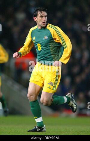 19. April 1942 - ENGLAND V Australien - TONY POPOVIC. Australien. UPTON PARK, LONDON, ENGLAND. ENGLAND V AUSTRALIA.12/02/2003.DIC11552. K47872. WELT CUP PREWIEW 2006. (Kredit-Bild: © Globe Photos/ZUMAPRESS.com) Stockfoto