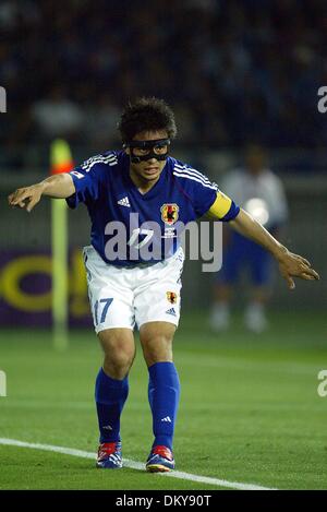 19. April 1942 - JAPAN V Russland - TSUNEYASU MIYAMOTO. Japan. YOKOHAMA, YOKOHAMA, JAPAN. JAPAN-V-RUSSIA.09/06/2002.DI3429. K47873. VORSCHAU WM 2006. (Kredit-Bild: © Globe Photos/ZUMAPRESS.com) Stockfoto