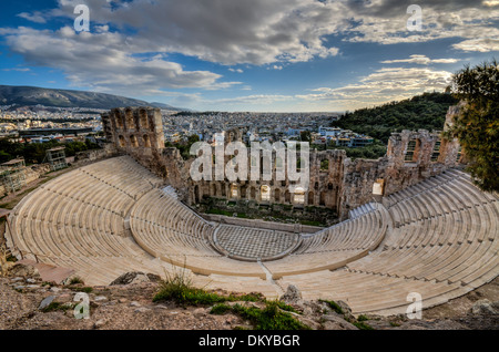 Odeon Herodes Atticus Stockfoto