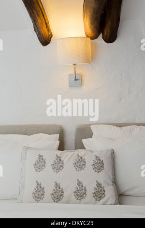 Almohalla 51, Archidona, Spanien. Architekt: keine, 2013. Schlafzimmer-Detail. Stockfoto