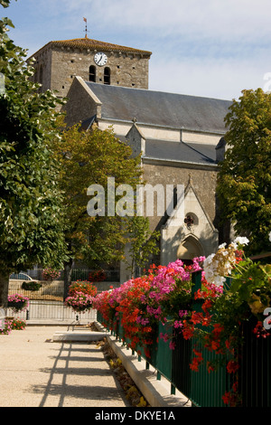 Kirche in Mouilleron-En Pareds, Vendée, Frankreich Stockfoto