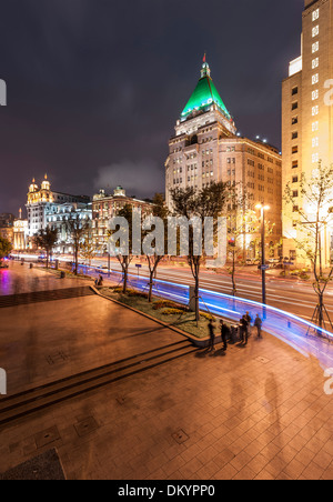 Der Bund, promenade, Puxi, Shanghai, China Stockfoto